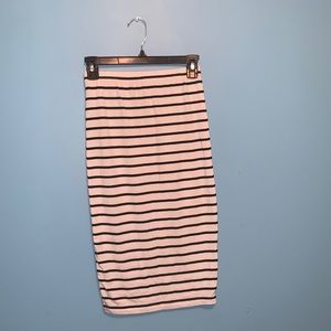 (2/$10) Poof! Striped Pencil Skirt